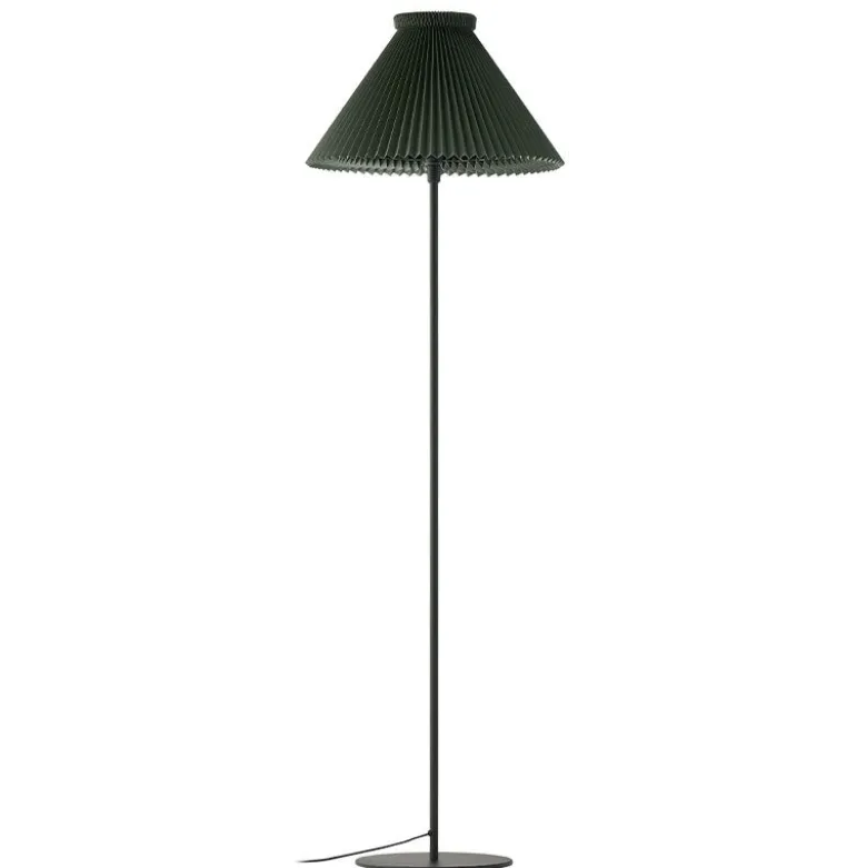 Le Klint 334H golvlampa svart/moss green