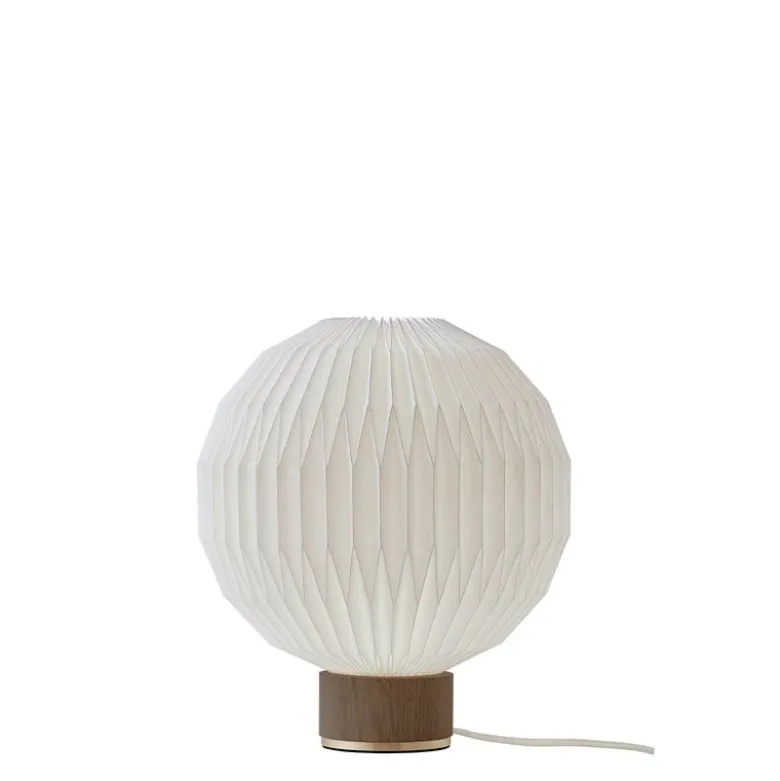 Le Klint 375 small bordslampa plastskärm/rökt ek