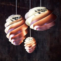 Le Klint 1312 Swirl 2 medium taklampa koppar