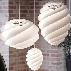 Le Klint 1312 Swirl 2 small taklampa vit