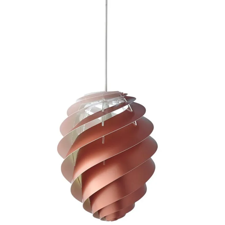 Le Klint 1312 Swirl 2 small taklampa koppar