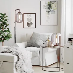Leola bordslampa rökgrå