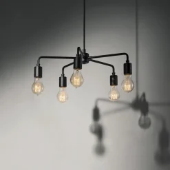 Leonard chandelier Taklampa svart