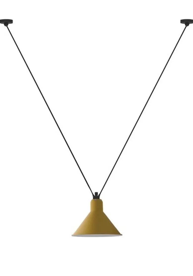 Les Acrobates de gras N°323 L taklampa conic gul