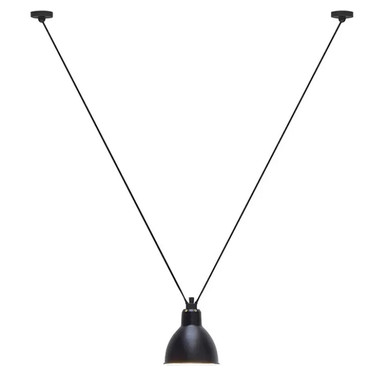 Les Acrobates de gras N°323 L taklampa round svart
