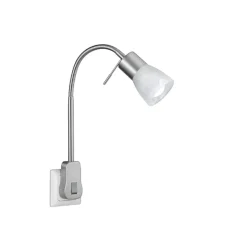 Levisto vägglampa borstat stål