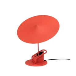 Île w153 bord-/klämlampa Poppy red