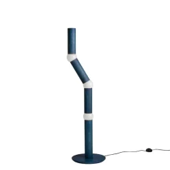 Lightbone golvlampa blå/ek