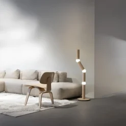 Lightbone golvlampa natur/ek