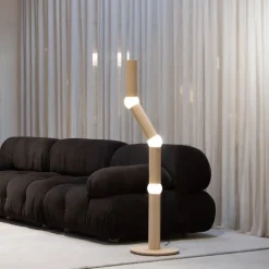 Lightbone golvlampa natur/ek