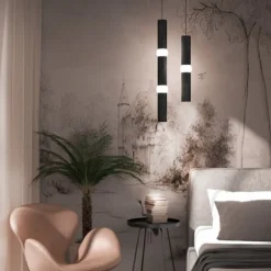 Lightbone medium taklampa svart