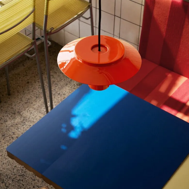Lille 24 taklampa red orange