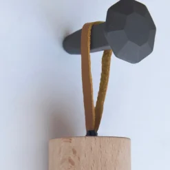 Linea neon lamp LED wood Gul