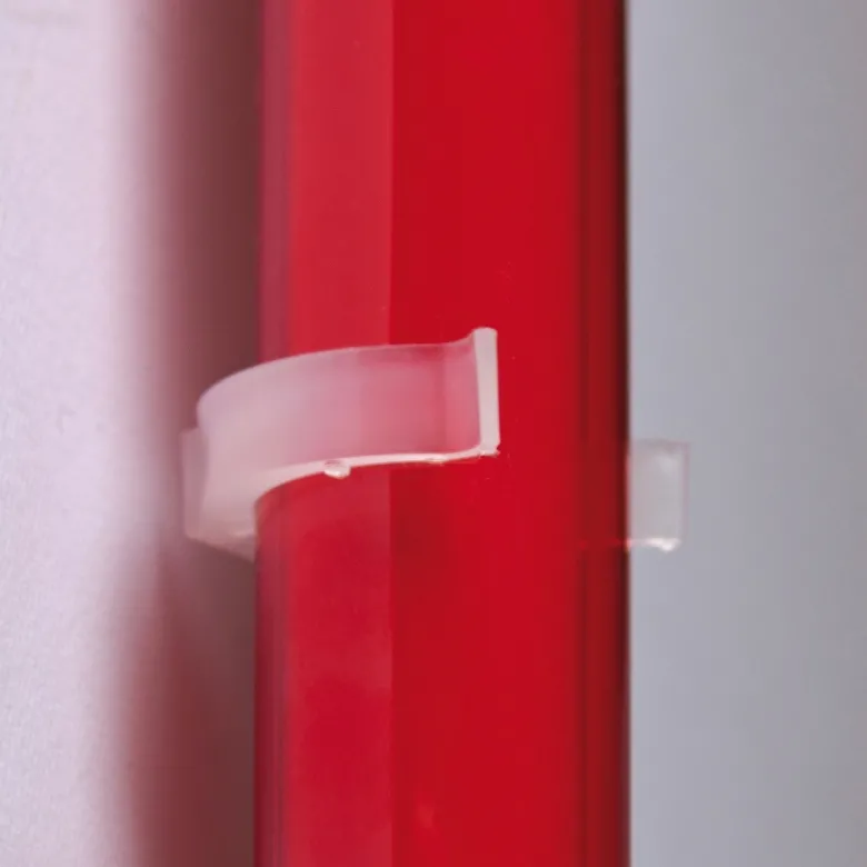 Linea neon lamp LED wood röd