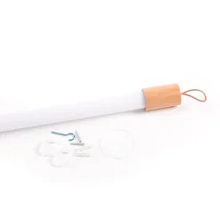 Linea neon lamp LED wood vit