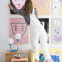 Little Darling bordslampa Scandi Blue