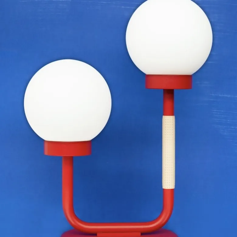 Little Darling bordslampa Strawberry Red