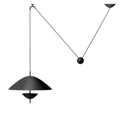 Lod taklampa blackened iron