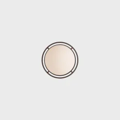 Loop small vägglampa IP44 dark grey + Sphere III LED bulb