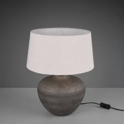 Lou 46cm bordslampa brun