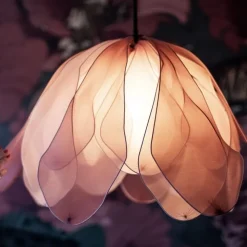 Lou Lou Ø80 taklampa rosa