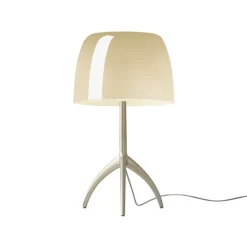 Lumiere grande bordslampa med dimmer champagne/varmvit