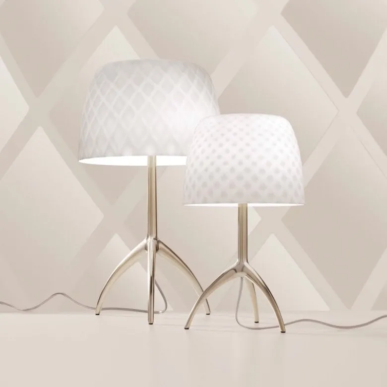 Lumiere 30th piccola bordslampa champagne/pastilles