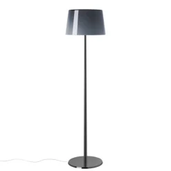 Lumiere XXL golvlampa svart krom/grå