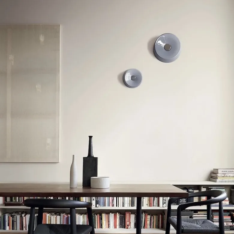Lumiere XXL plafond/vägglampa grå