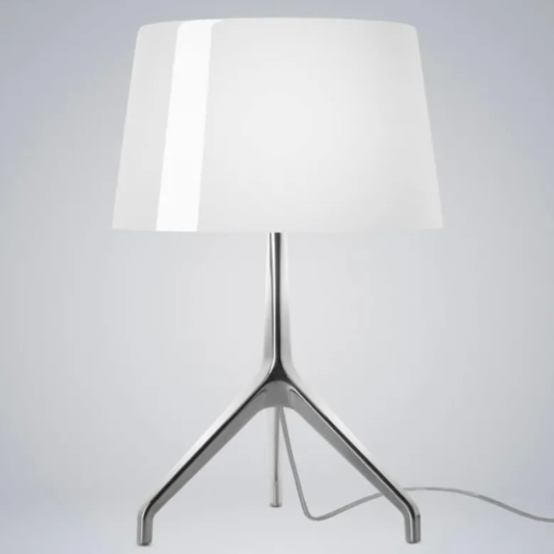 Lumiere XXS bordslampa aluminium/vit