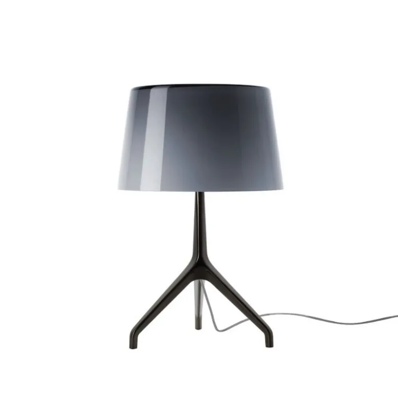 Lumiere XXS bordslampa svart krom/grå