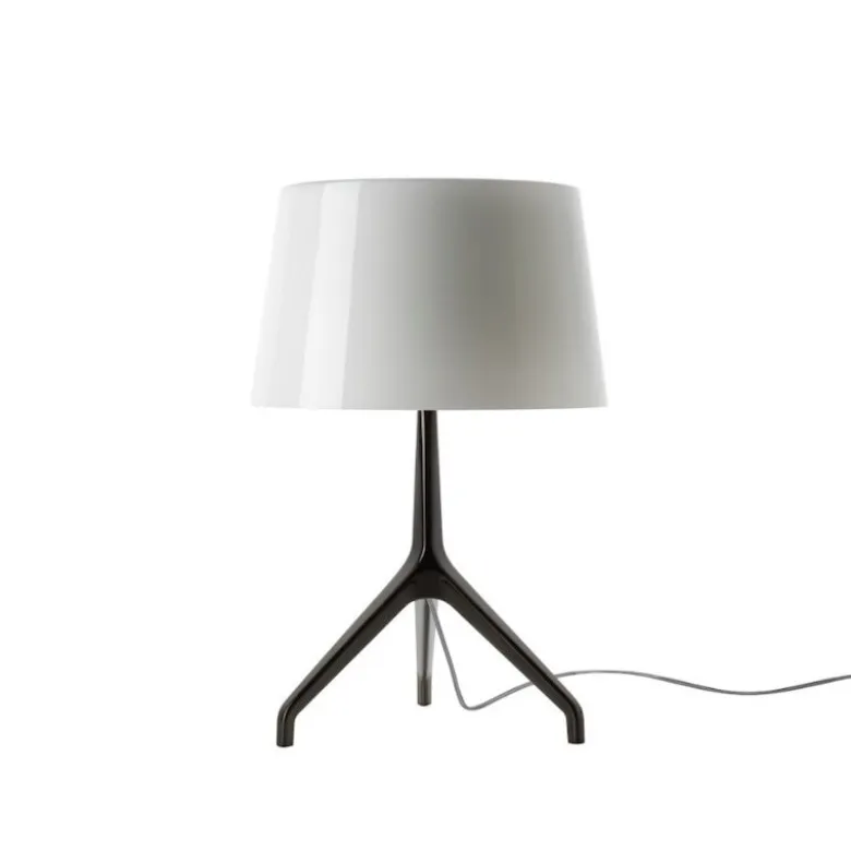 Lumiere XXS bordslampa svart krom/vit