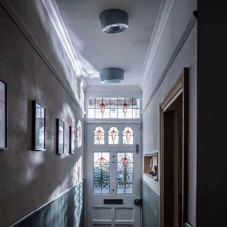 Lumiere XXS plafond/vägglampa grå