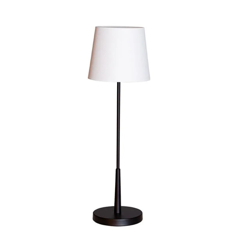 Lumi H68,5cm bordslampa matt svart/vit