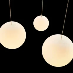 Luna large taklampa vit