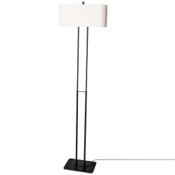 Luton golvlampa Svart/vit