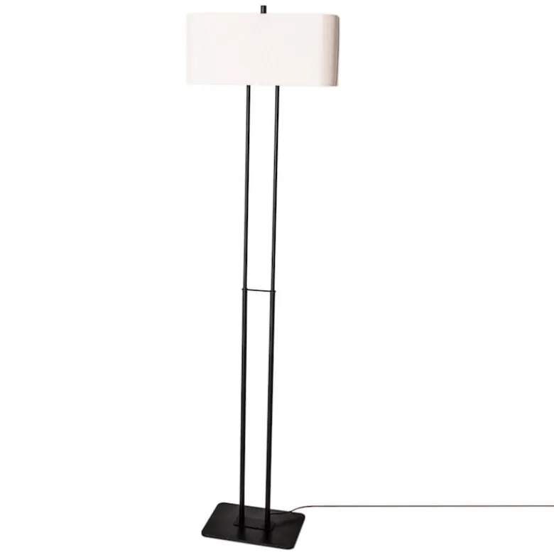 Luton golvlampa Svart/vit