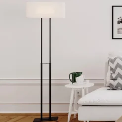 Luton golvlampa Svart/vit