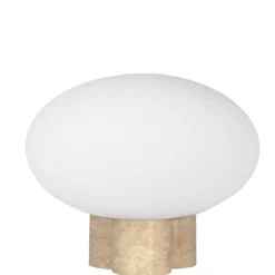 Mammut 28 bordslampa travertin/vit