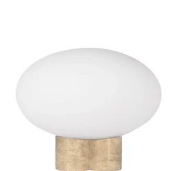 Mammut 28 bordslampa travertin/vit