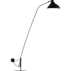 Mantis BS1 B round golvlampa matt svart