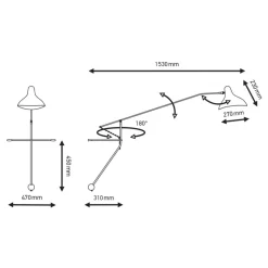 Mantis BS2 vägglampa matt svart