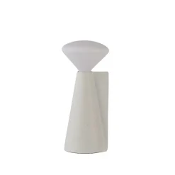 Mantle portabel bordslampa stone white