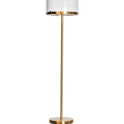 Marcel golvlampa mässing/vit