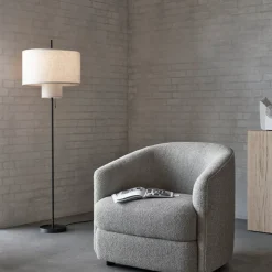 Margin golvlampa Beige canvas