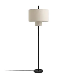 Margin golvlampa Beige canvas