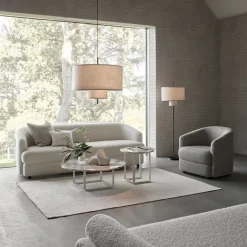 Margin golvlampa Beige canvas