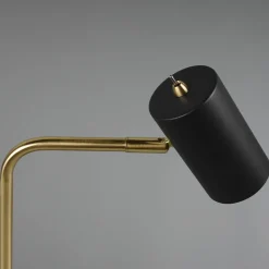 Marley bordslampa borstat mässing/matt svart