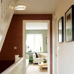 Mashiko round 400 plafond IP44 polerad krom