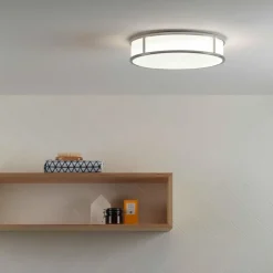 Mashiko round 400 plafond IP44 polerad krom